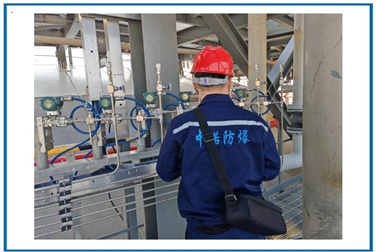海口中海油某油氣場所現場防爆電氣檢測案例